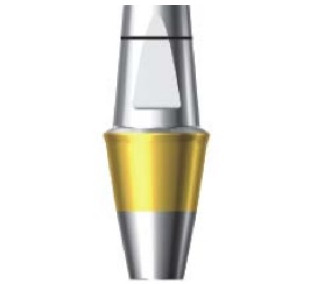 DAB4535NL Двойной абатмент без шестигранника, диаметр 4.5мм, высота десны 3.5мм, Дентиум/Dentium (Ю.Корея)