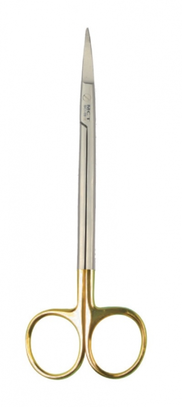 STC-06 Стоматологические ножницы Kelly T/C, изогнутые, 16 см, Mr.Curette Tech, Южная Корея
