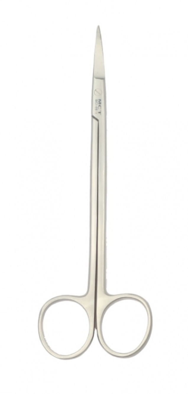 SCI-10 Ножницы Kelly, изогнутые, 16 см, Mr.Curette Tech, Южная Корея