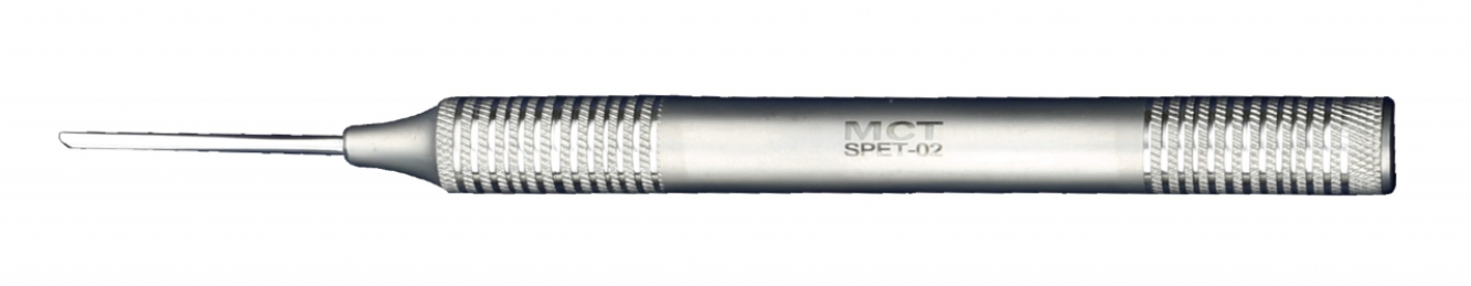 SPET-02 Периотом гибкий, прямой, зубчатый, ширина 5.0 мм, Mr.Curette Tech, Южная Корея