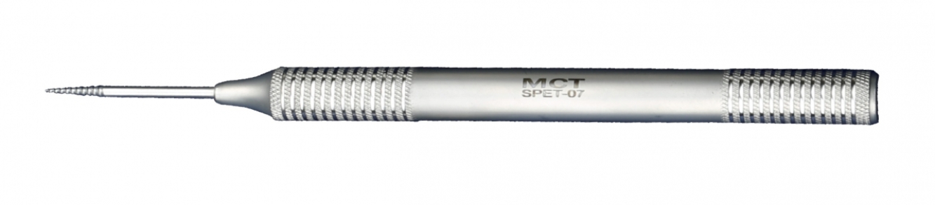 SPET-07 Стоматологический винтовой экстрактор корней, с длинной ручкой, 3.0 мм, Mr.Curette Tech, Южная Корея
