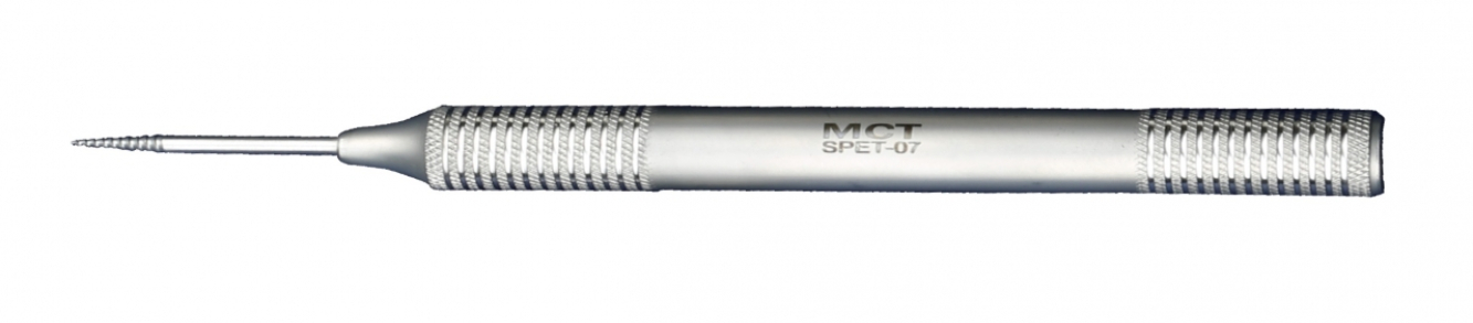 SPET-07 Винтовой экстрактор корней, с длинной ручкой, 4.0 мм, Mr.Curette Tech, Южная Корея