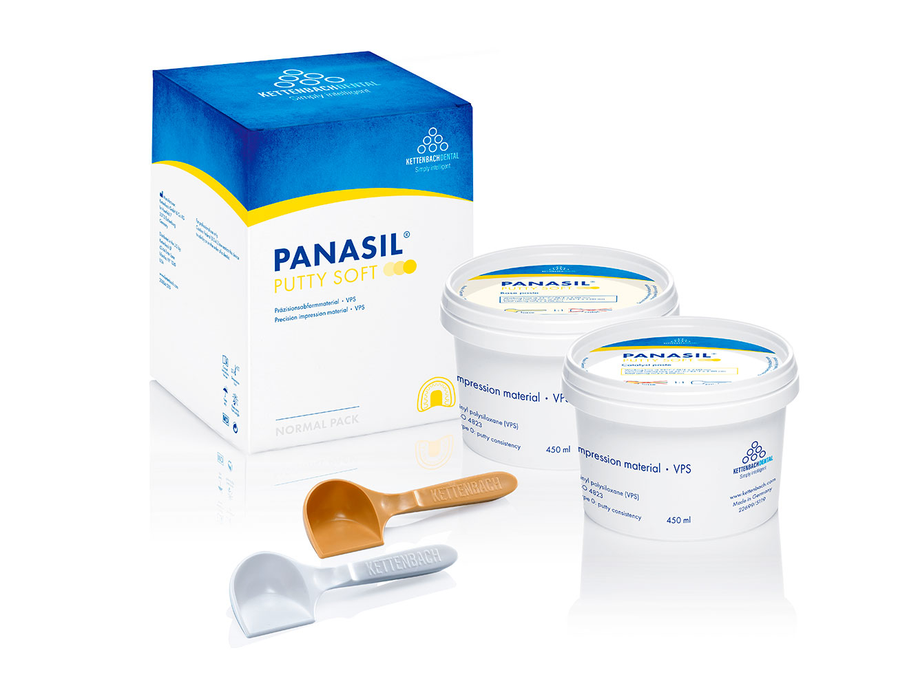 11121 Panasil Putty soft Стоматологический оттискный материал, Kettenbach (Германия)