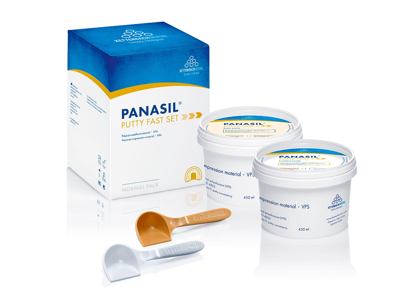 11141 Panasil Putty fast Стоматологический оттискный материал, Kettenbach (Германия)