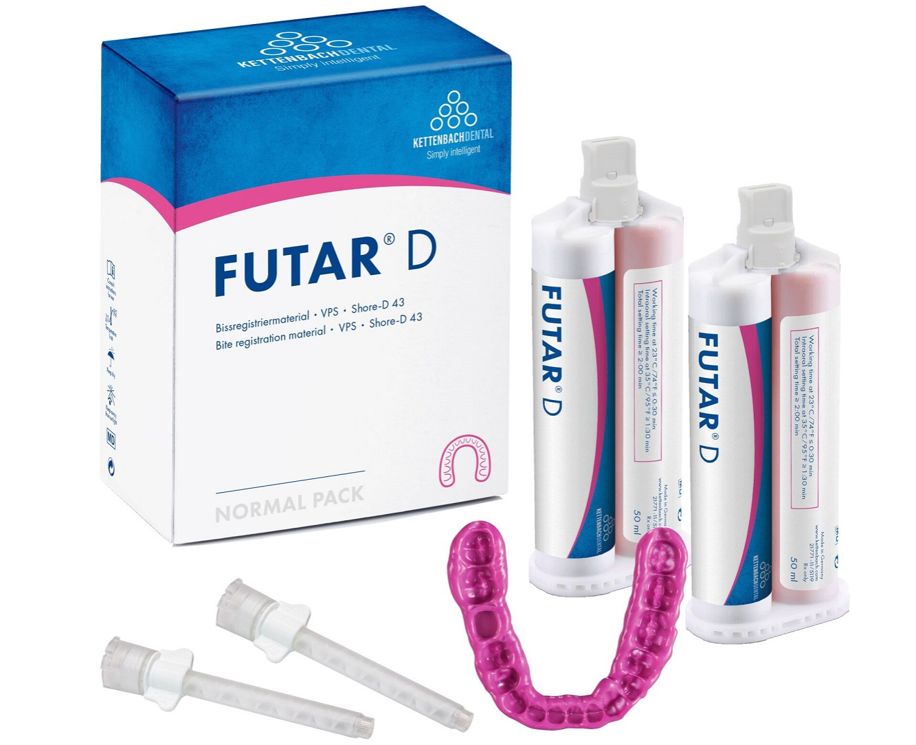 Futar D Стоматологический материал для регистрации прикуса, Kettenbach (Германия)