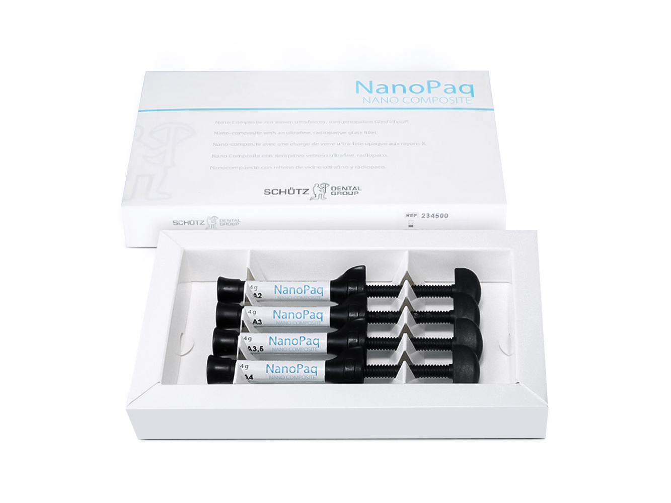 234500 Набор NanoPaq Set - светоотверждаемый композит, Schütz Dental Group (Германия)