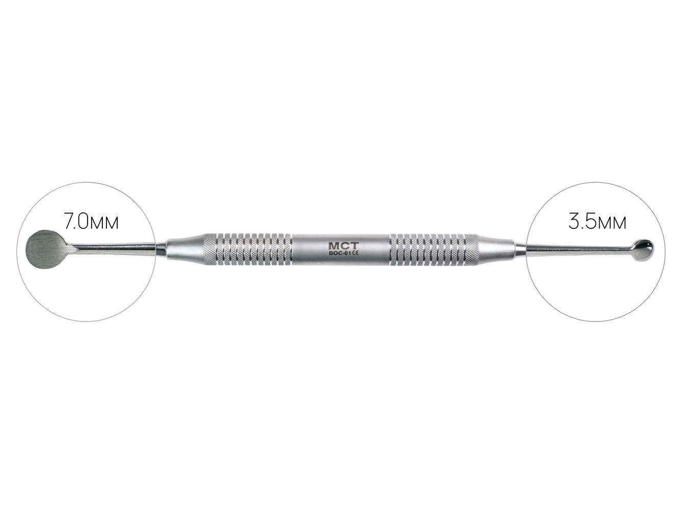 BOC-01 Стоматологическая кюретажная ложка MOLT CM2-4, Mr.Curette Tech, Южная Корея