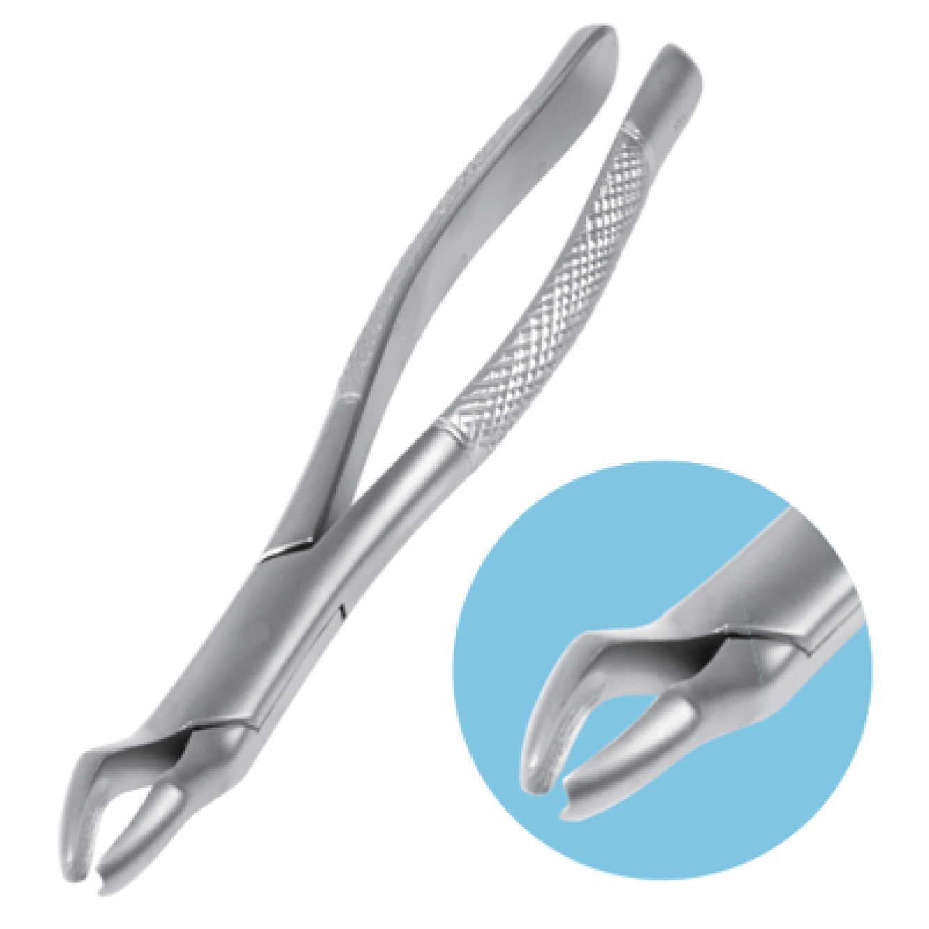 EXF-U04 Стоматологические щипцы верхние левые моляры ф.53L, Mr.Curette Tech, Южная Корея