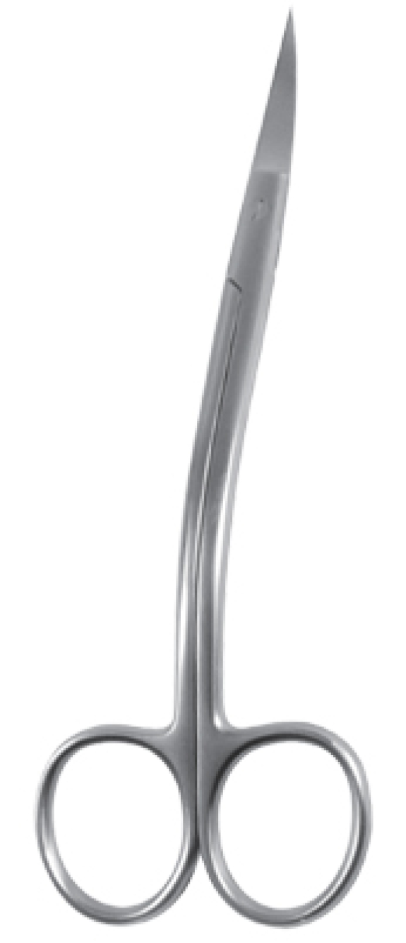 SCI-08 Стоматологические ножницы S-образные, 16 см, Mr.Curette Tech, Южная Корея