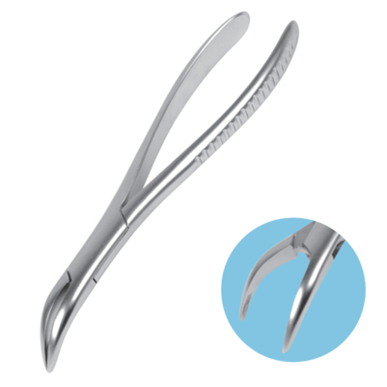 EXR-02 Стоматологические щипцы для корней изогнутые 2, Mr.Curette Tech, Южная Корея