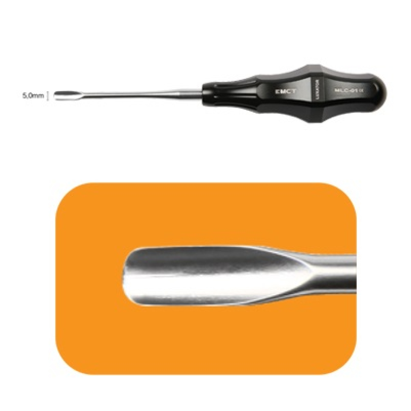 MLC-01 Люксатор Bein для передней зоны, С01, прямой, ширина 5 мм, Mr.Curette Tech, Южная Корея