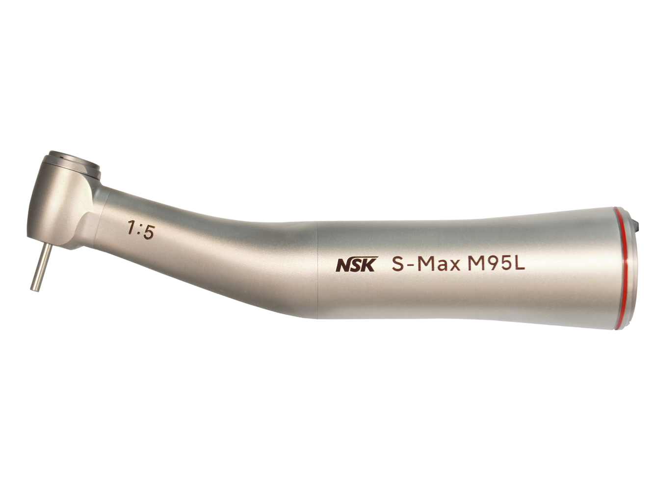 M95L S-Max Стоматологический угловой наконечник, повышающий, с оптикой, для турбинных боров, NSK (Япония)