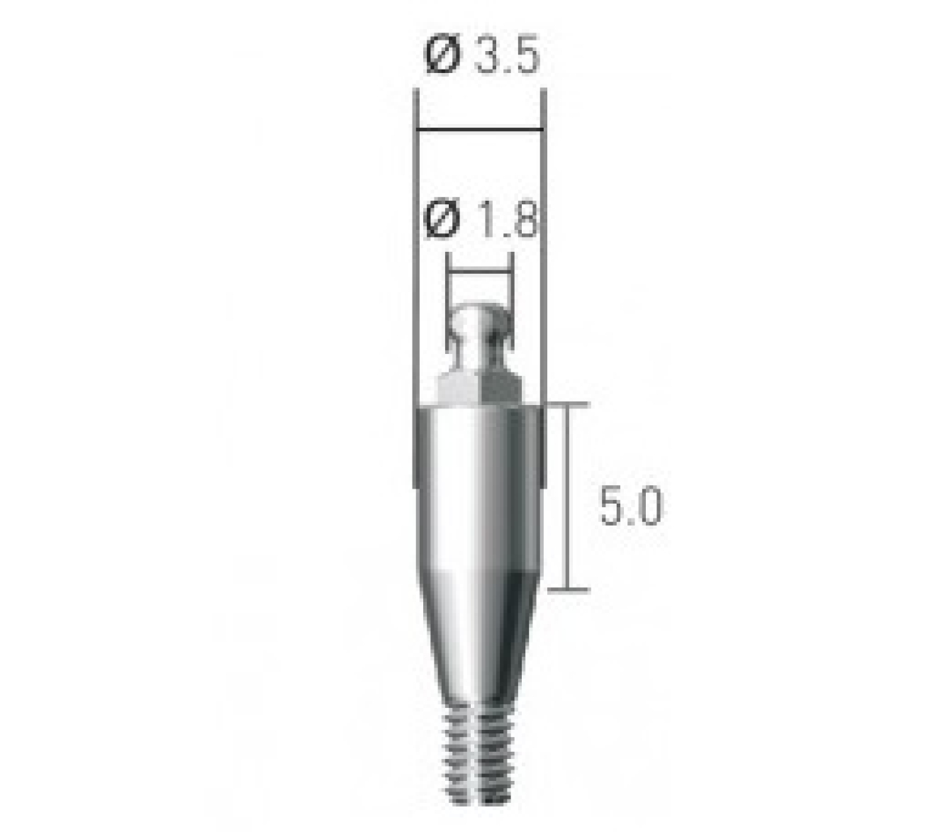 BAB355018 Шариковый аттачмент, Dentium (Ю.Корея)