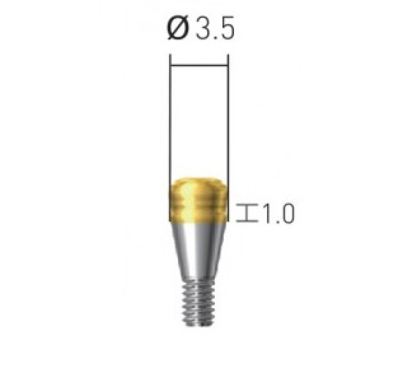 PAB3510 Абатмент позиционирующий, Dentium (Ю.Корея)