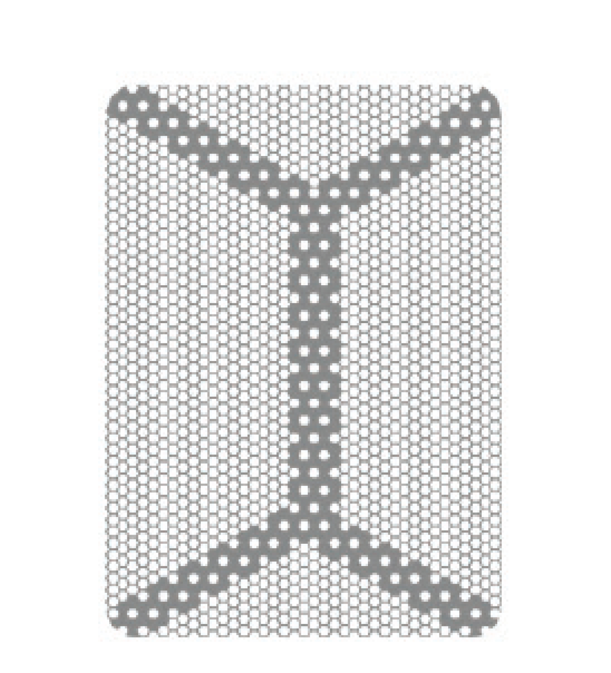 HM-01-11 Стоматологическая титановая сетка уcиленная (шестигранник), Mr.Curette Tech, Южная Корея