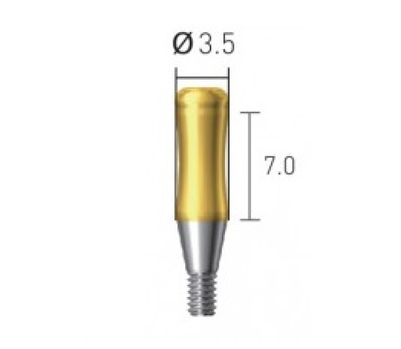 PAB3570 Абатмент позиционирующий, Dentium (Ю.Корея)