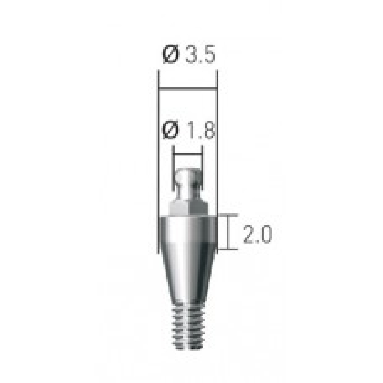 BAB352018 Шариковый аттачмент, Dentium (Ю.Корея)