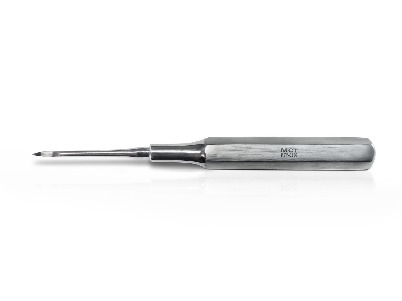 RTP-01 Стоматологический корневой элеватор Heidbrink с тонкой ручкой, прямой, Mr.Curette Tech, Южная Корея