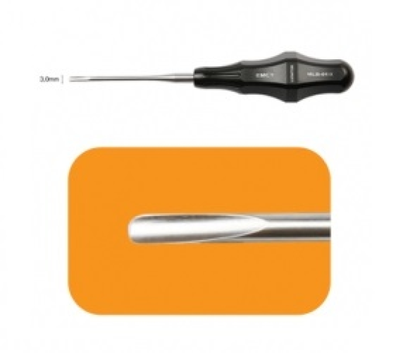 MLB-01 Люксатор Bein для задней зоны, B01, прямой, ширина 3 мм, Mr.Curette Tech, Южная Корея