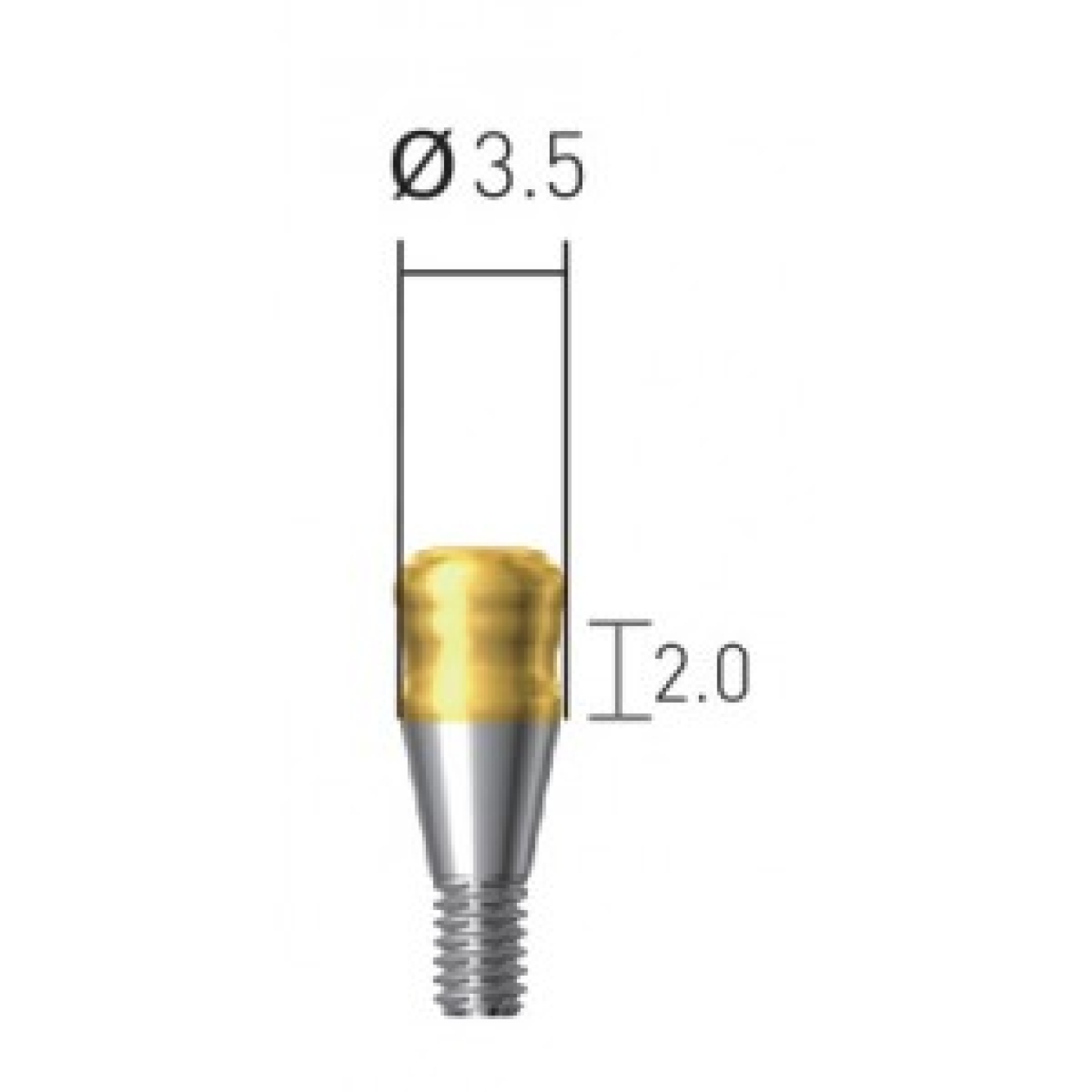 PAB3520 Абатмент позиционирующий, Dentium (Ю.Корея)