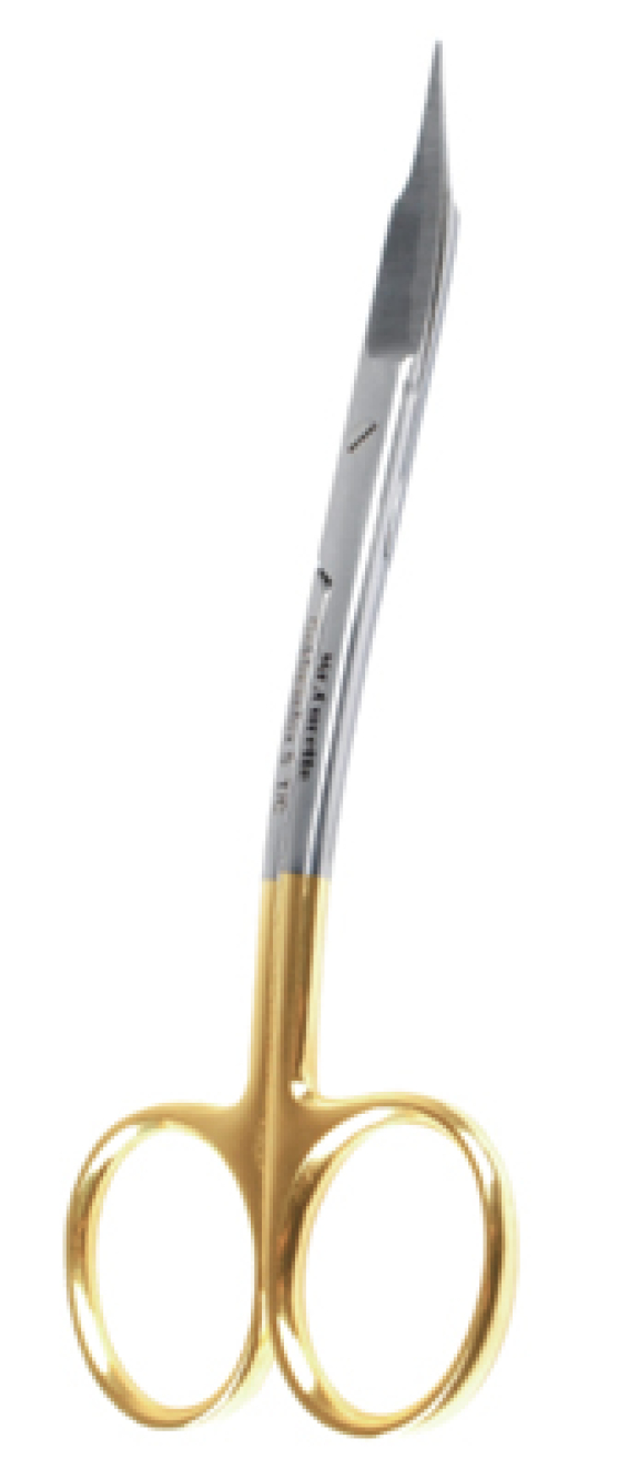 STC-04 Стоматологические Goldmanfox Ножницы, карбид вольфрама, 13 см, Mr.Curette Tech, Южная Корея