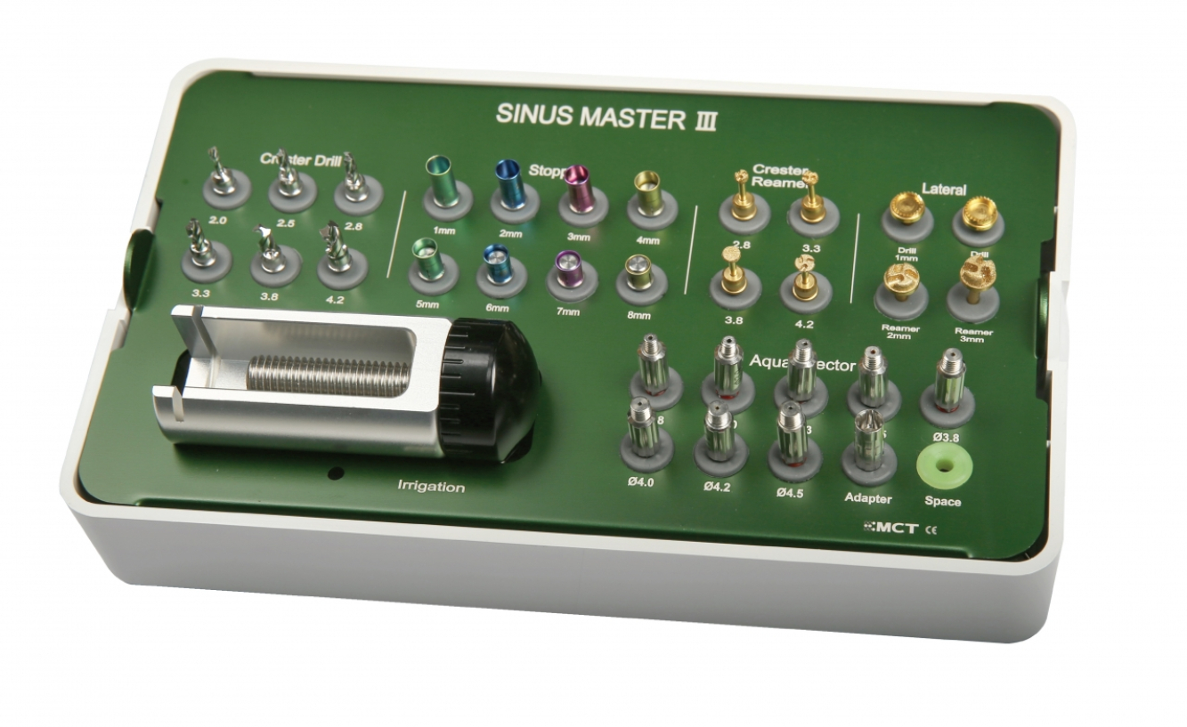 SMK3-01 Стоматологический набор для синус-лифтинга Sinus Master Kit 3, Mr.Curette Tech, Южная Корея
