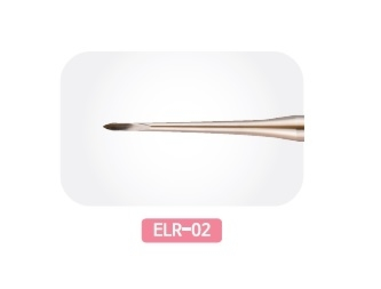 ELR-02 Стоматологическое сменное лезвие: Элеватор 1.8 мм остроконечный прямой для отломков и глубоких корней, Mr.Curette Tech, Южная Корея