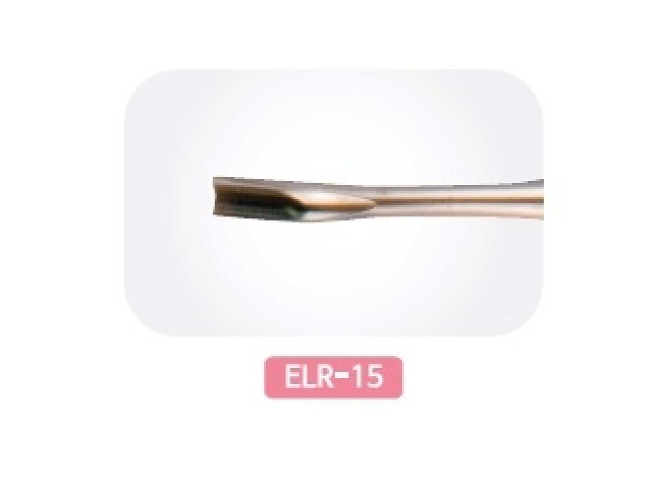 ELR-15 Стоматологическое сменное лезвие: Элеватор 4.3 мм для верхних и нижних клыков байонет от себя , Mr.Curette Tech, Южная Корея