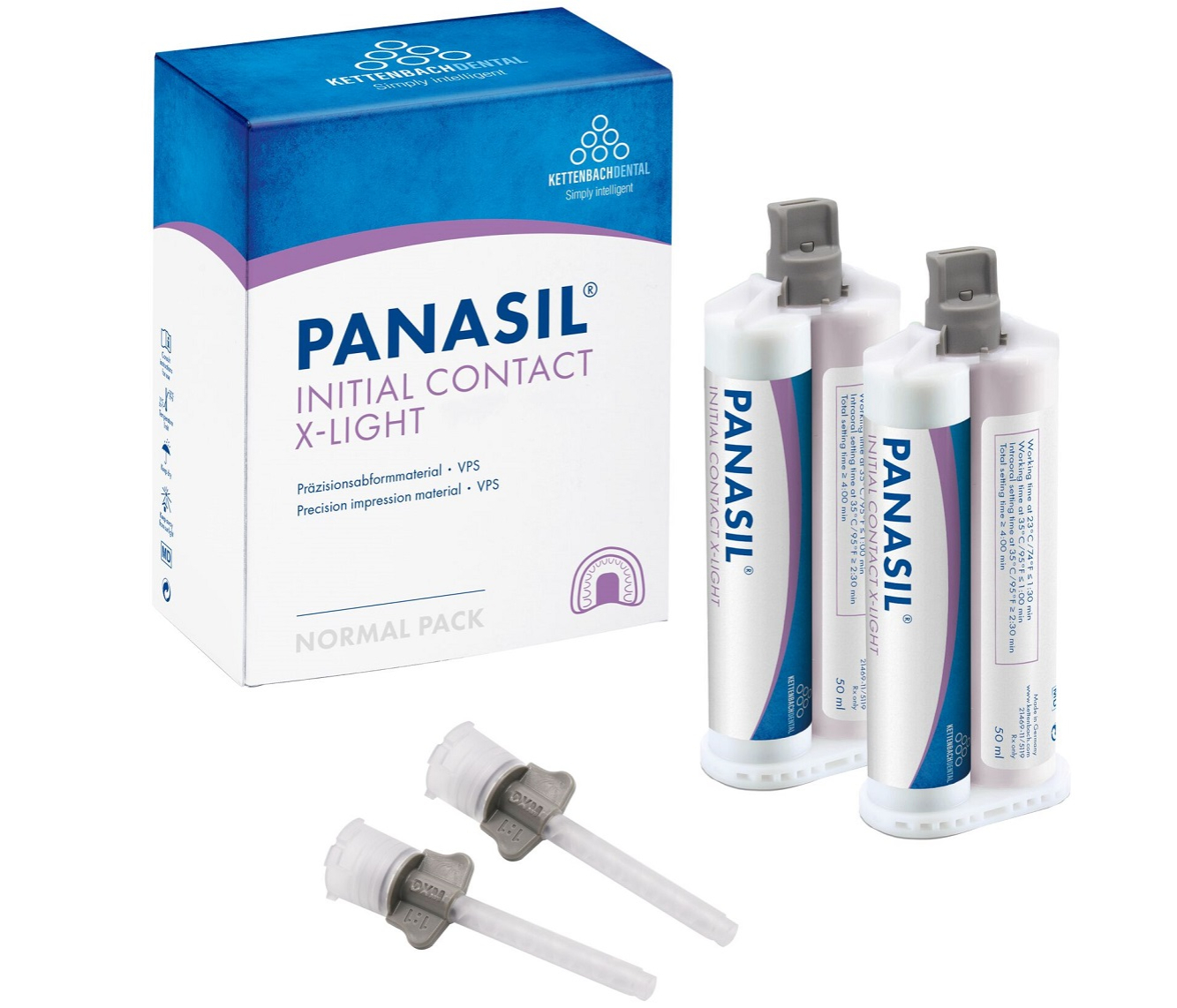 13401 Panasil Initial Contact X-light Оттискный материал, Kettenbach (Германия)