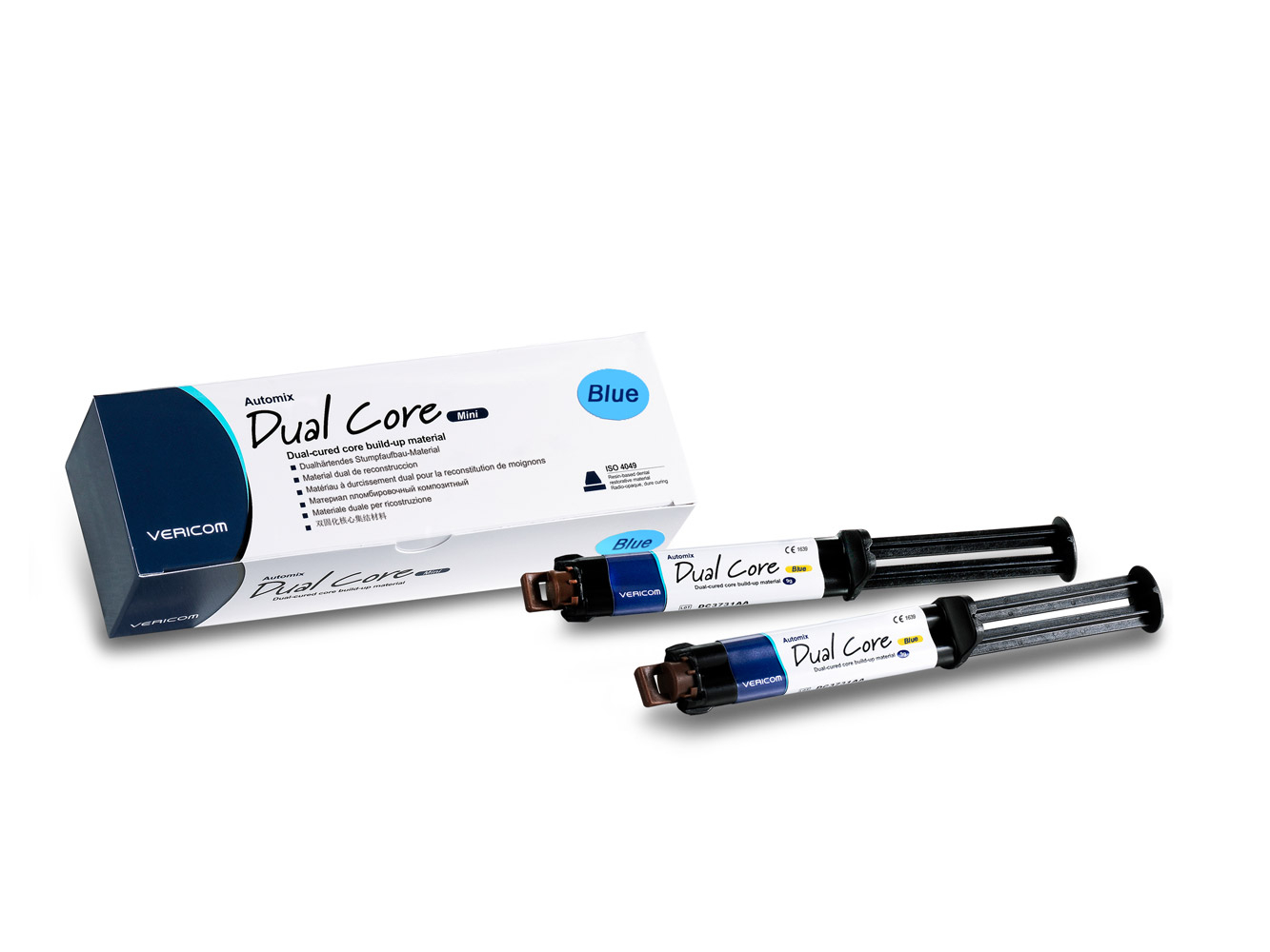 Материал стоматологический пломбировочный композитный Dual Core Blue Mini-mix, Vericom (Ю.Корея)