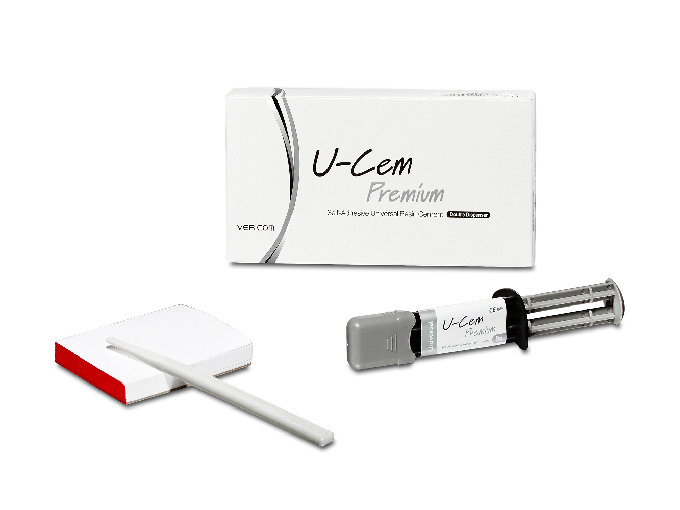 Цемент стоматологический силикатный U-Cem Premium 1222U Dispenser
Universal (9G*1SYR), Vericom (Ю.Корея)