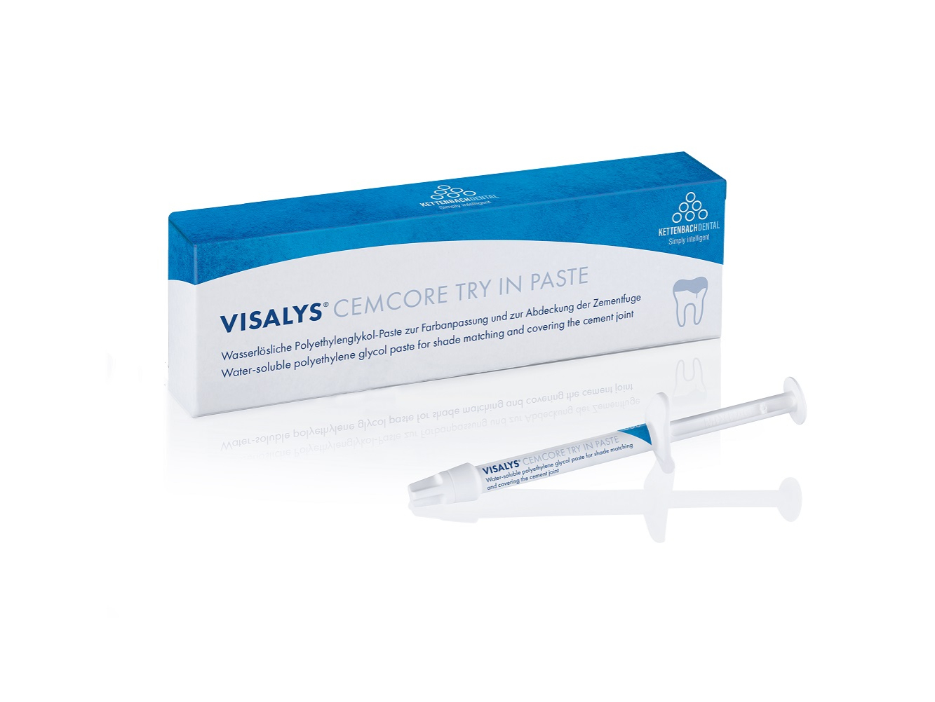 13592 Visalys CemCore Try In Paste Universal (A2/A3) композит двойного отверждениядля работы с любыми непрямыми реставрациями Kettenbach (Германия)