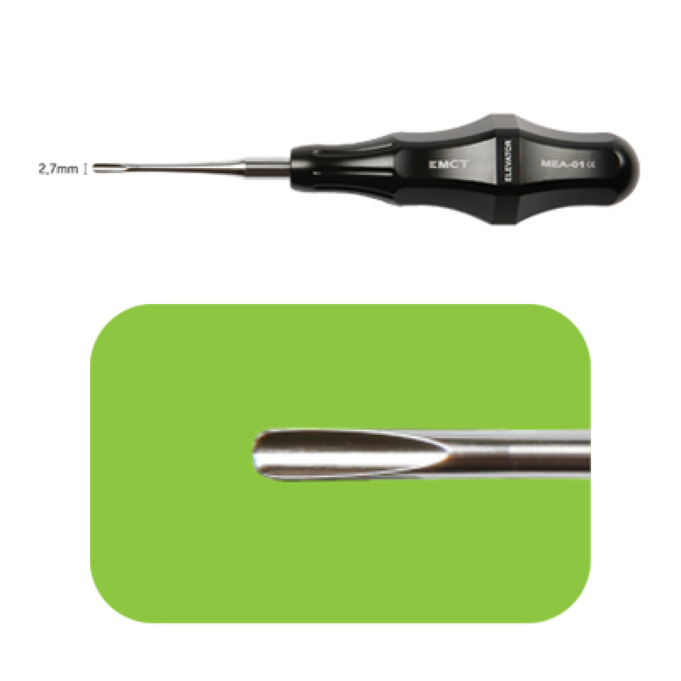 MEA-01 Корневой элеватор A01 Bein для глубоких корней, Mr.Curette Tech, Южная Корея