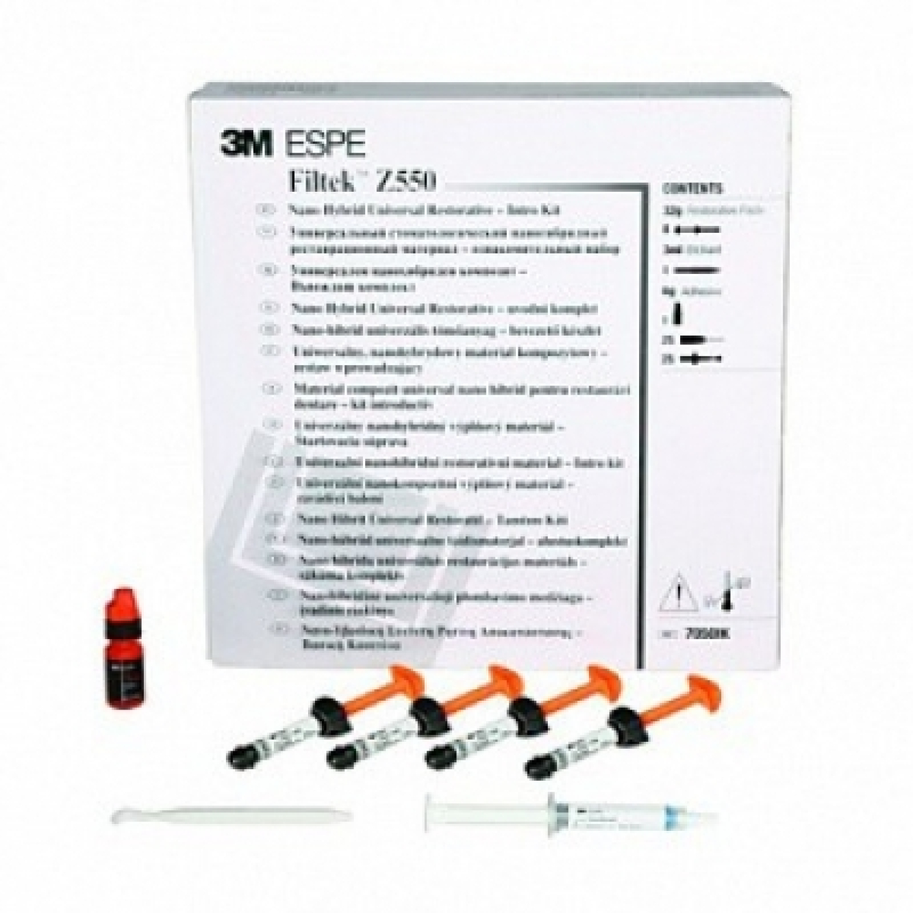 Filtek Z 550 7050 TK Пробный набор, универсальный, наногибридный, реставрационный материал, 3M (США)
