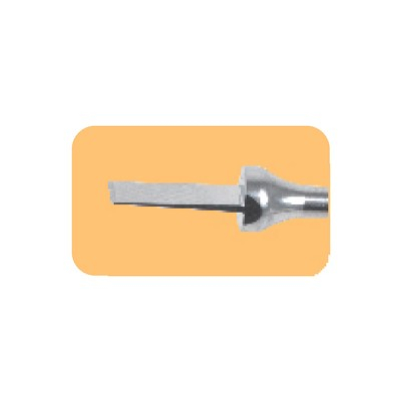 PRS-01-04 Долото с ограничителем, ширина 4мм, толщина у основания 0.7мм, Mr.Curette Tech, Южная Корея