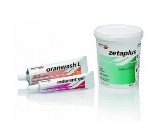 Zetaplus+Oranwash L+Indurent Gel+Mix.Pad - стоматологический оттискной материал