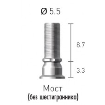 Винт абатмента без шестигранника