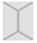 Титановая сетка (мембрана) с каркасом, 24х30х0.1 мм, шестигранная ячейка 0.36 мм