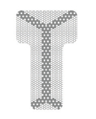 Титановая сетка (мембрана) с каркасом, 13х21х0.1 мм, шестигранная ячейка 0.36 мм